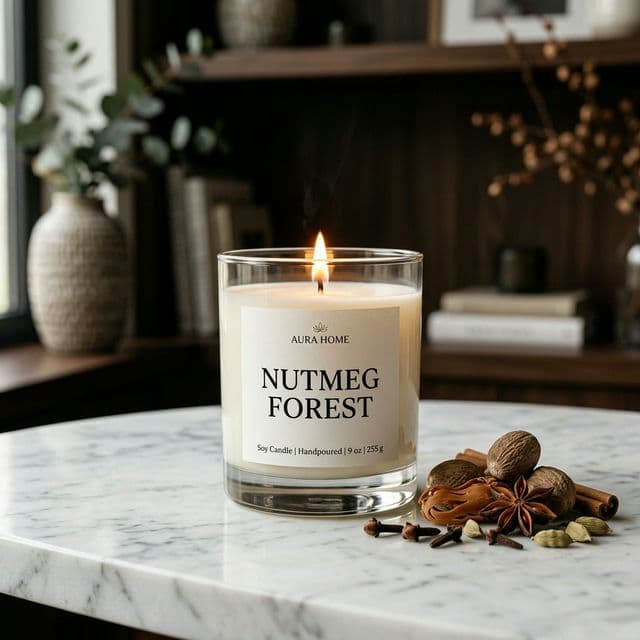 Nutmeg Forest Scented Candle